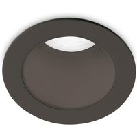 Quark 4cm LED Recessed Downlight Black 3000K
