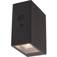 Bolton Wall light Outdoor- Solar - LED Dim. 2850K/3150K IP54 - Day/Night Sensor - Black