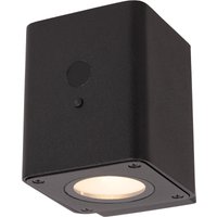 Ramin Wall light Outdoor- Solar - LED Dim. 2850K/3150K IP54 - Day/Night Sensor - Black