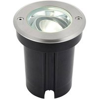 Hoxton Integrated LED 1 Light Outdoor Recessed Light Brushed Stainless Steel, Glass IP67