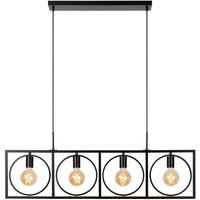 Suus Classic Bar Pendant Light - 4xE27 - Black