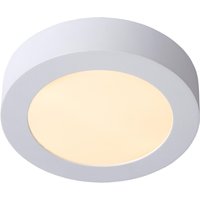 Brice-Led Modern Flush Ceiling Light Bathroom - Ø 18cm - LED Dim. - 1x12W 3000K - IP44 - White