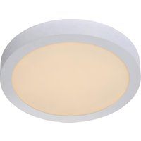 Brice-Led Modern Flush Ceiling Light Bathroom - Ø 30cm - LED Dim. - 1x30W 3000K - IP44 - White