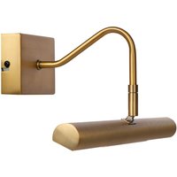 Vinz Classic 36cm Picture Light - 2xG9 - Matt Gold, Brass