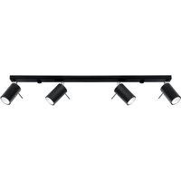 Ring 4 Light Spotlight Bar Black, GU10