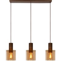 Toledo Vintage Bar Pendant Light - Ø 20cm - 3xE27 - Amber