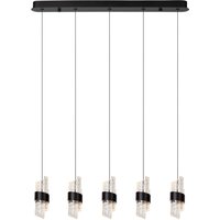 Lucide KLIGANDE - Pendant light - LED Dim. - 5x7,8W 2700K - Black