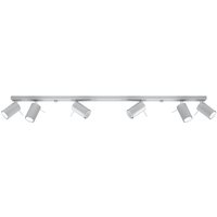 Ring 6 Light Spotlight Bar Grey, GU10