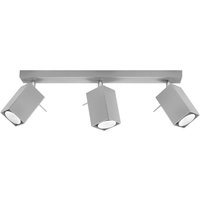 Merida 3 Light Spotlight Bar Grey, GU10