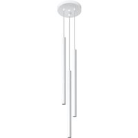 Pastelo 3 Light Cluster Drop Pendant White, G9
