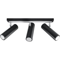 Direzione 3 Light Spotlight Bar Black, GU10