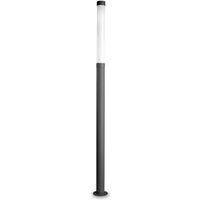 Lyon Outdoor Bollard Lamp Post Urban Grey 230.2cm