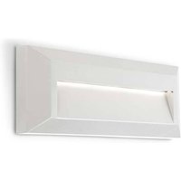 Net Lighting Enjoy 11% Discount Kossel White Outdoor LED Wall Light 8cm 292lm IP65