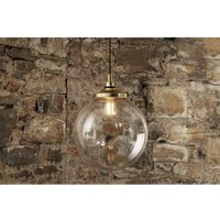 Laguna Bathroom Globe Pendant, Polished Brass, IP44