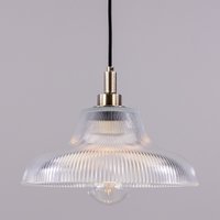 Aquarius Outdoor 30cm Pendant Light, Antique Silver, Clear Glass, IP65