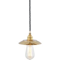 Reznor Pendant, Polished Brass