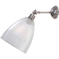 Hale Railway Wall Light, Antique Silver