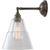 Straff Wall Light, Antique Silver