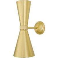 Amias Elegant Wall Light, Satin Brass