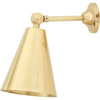 Moya Wall Light, Polished Brass