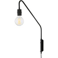 Redding Wall Light, Matt Black