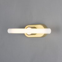 Valencia Single Wall Light, Satin Brass