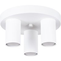 Lagos Modern Ceiling Lamp 3 Light White