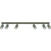 Ring Modern Spotlight Bar 6 Light Olive Green