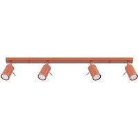 Ring Modern Spotlight Bar 4 Light Red Ochra