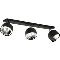 Altea Ceiling Spotlight Bar Black 3xGU10