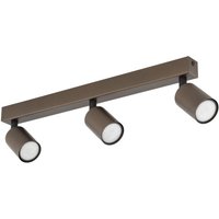 Top Ceiling Spotlight Bar Brown 3xGU10