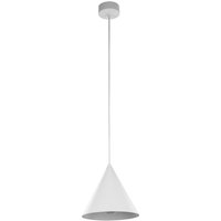 Cono 19cm Dome Pendant Ceiling Light White 1xE27