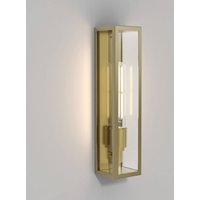 Harvard LED Outdoor Wall Light Natural Brass IP44, E27