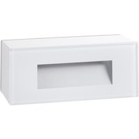 Dart Recessed Wall Lamp Matt White IP65 3000K