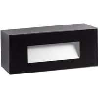 Dart Recessed Wall Lamp Matt Black IP65 3000K