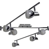 Chromey Ceiling Spotlight Bar Chrome 6xLED 3000K