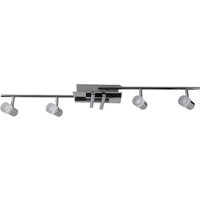 London LED Ceiling Spotlight Bar Chrome 3000K