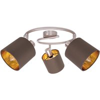 Maron Ceiling Spotlight Clusters Brown 3xE14