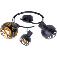 Casco Ceiling Spotlight Clusters Black 3xE27