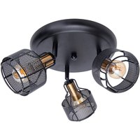 Foro Ceiling Spotlight Clusters Black 3xE14