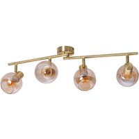 Libby Ceiling Spotlight Bar Brass 4xE14