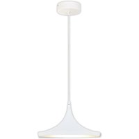 Oslo LED 37cm Dome Pendant Ceiling Light White 3000K