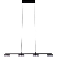 Cimo Dimmable LED Bar Pendant Ceiling Light Black 3000K