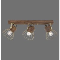 Alami Wire Ceiling Spotlight Bar Matt Brass 3xE27