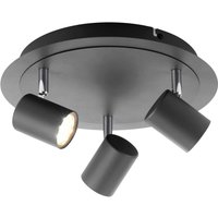 Tarik Ceiling Spotlight Clusters Anthracite 3xGU10