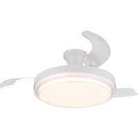 Beliz 3 Blade Ceiling Fan White Matt LED Dimmable 2700-6500K Remote Control Timer