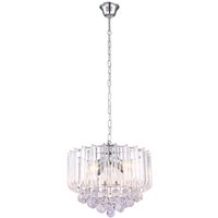 Minnesota Pendant Ceiling Light Chrome 4x E14