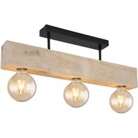 Adalie Ceiling Spotlight Bar Matt Black 3x E27