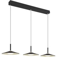 Lampone Bar Pendant Ceiling Light Matt Black 3x LED 4000K