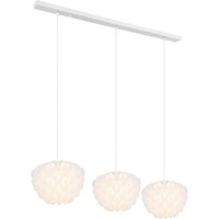 Irene Bar Pendant Ceiling Light White 3x E14